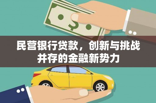 衡东民营银行贷款，创新与挑战并存的金融新势力