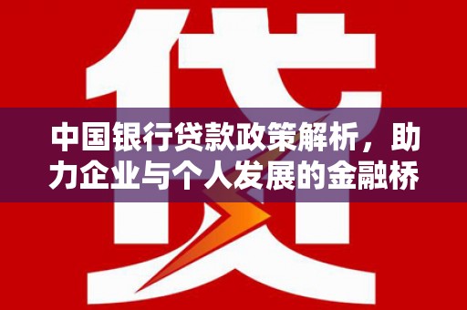 衡东中国银行贷款政策解析，助力企业与个人发展的金融桥梁