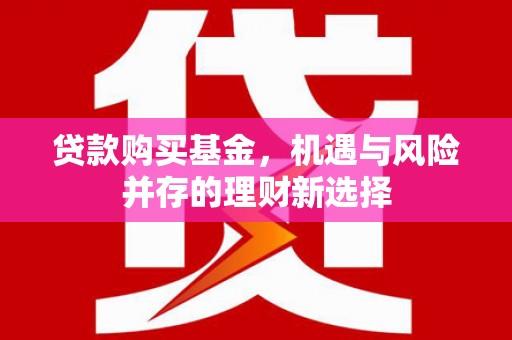 衡东贷款购买基金，机遇与风险并存的理财新选择