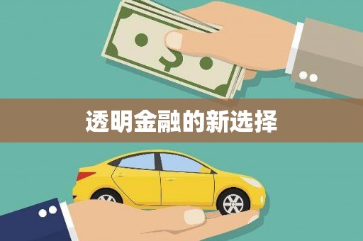 衡东透明金融的新选择