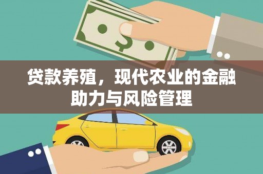 衡东贷款养殖，现代农业的金融助力与风险管理