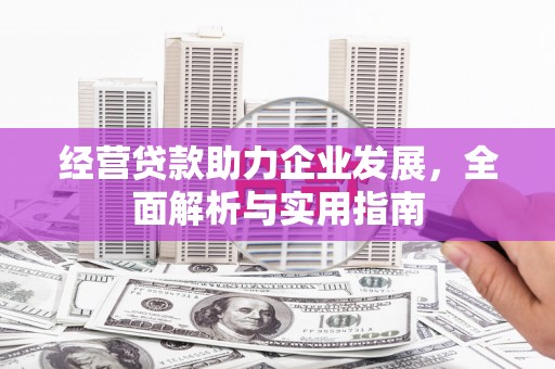 衡东经营贷款助力企业发展，全面解析与实用指南