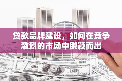 衡东贷款品牌建设，如何在竞争激烈的市场中脱颖而出