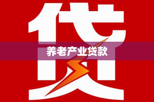 衡东养老产业贷款