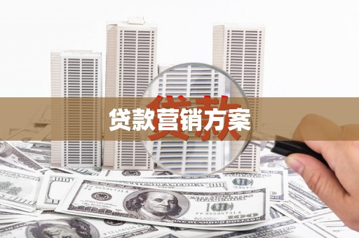 衡东贷款营销方案