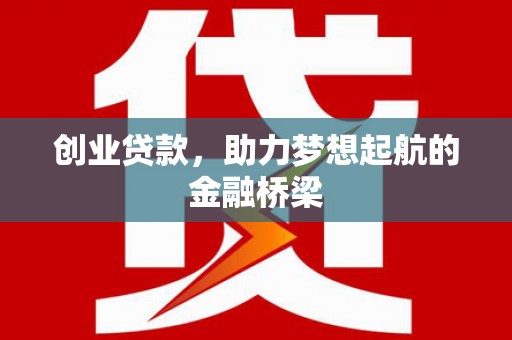 衡东创业贷款，助力梦想起航的金融桥梁