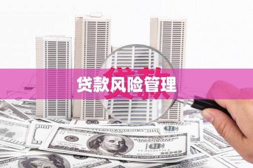 衡东贷款风险管理