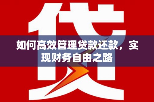 衡东如何高效管理贷款还款，实现财务自由之路