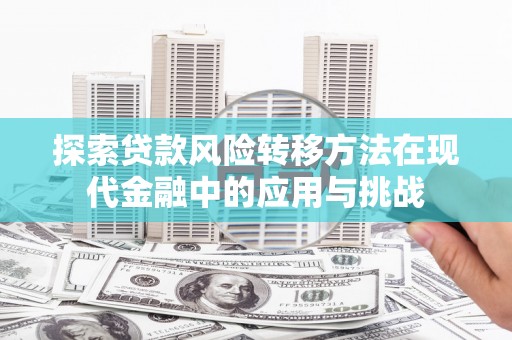 衡东探索贷款风险转移方法在现代金融中的应用与挑战