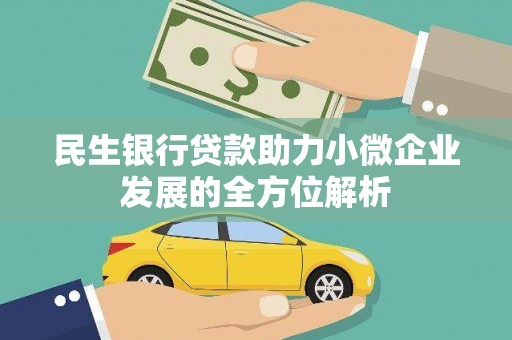衡东民生银行贷款助力小微企业发展的全方位解析