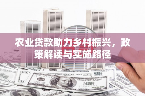 衡东农业贷款助力乡村振兴，政策解读与实施路径