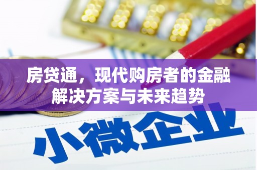 衡东房贷通，现代购房者的金融解决方案与未来趋势