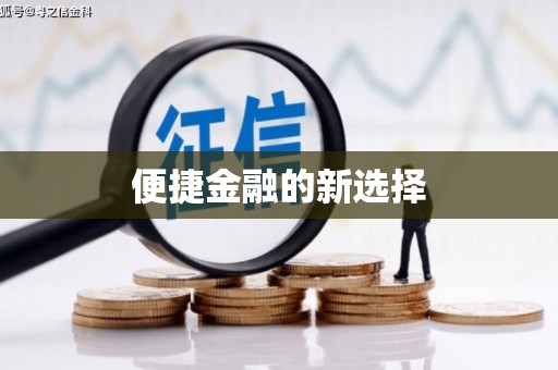 衡东便捷金融的新选择