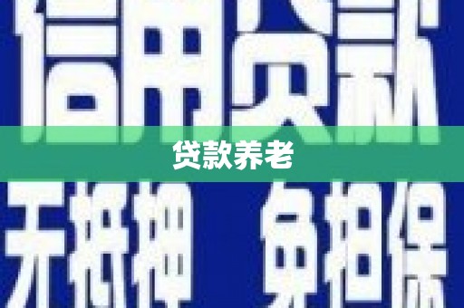 衡东贷款养老