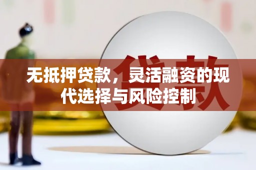 衡东无抵押贷款，灵活融资的现代选择与风险控制
