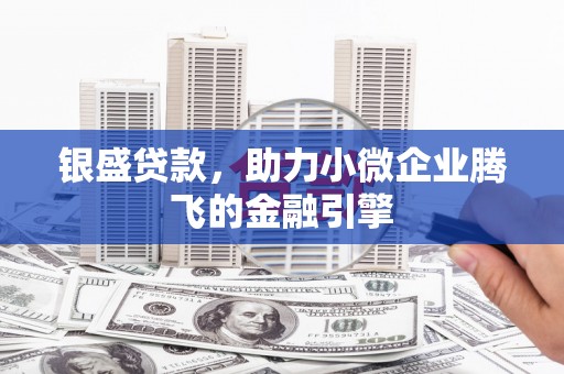 衡东银盛贷款，助力小微企业腾飞的金融引擎