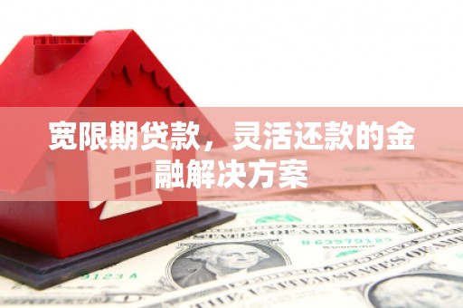 衡东宽限期贷款，灵活还款的金融解决方案
