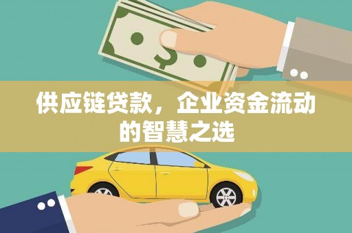 衡东供应链贷款，企业资金流动的智慧之选