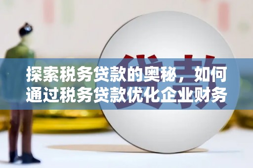 衡东探索税务贷款的奥秘，如何通过税务贷款优化企业财务