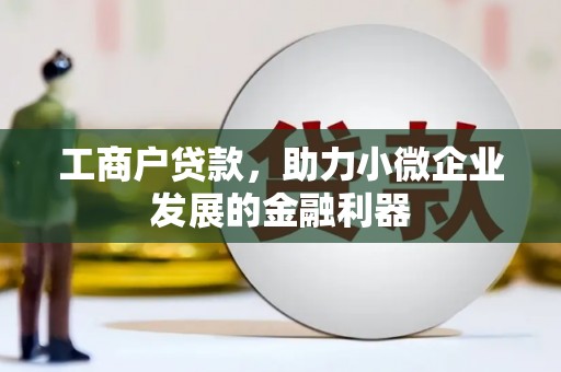 衡东工商户贷款，助力小微企业发展的金融利器