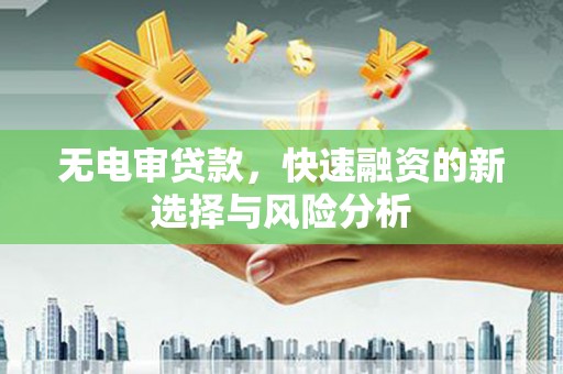 衡东无电审贷款，快速融资的新选择与风险分析