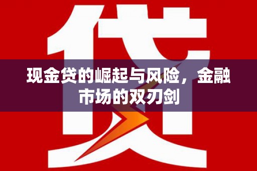 衡东现金贷的崛起与风险，金融市场的双刃剑