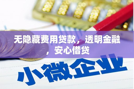 衡东无隐藏费用贷款，透明金融，安心借贷