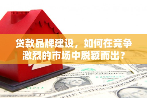衡东贷款品牌建设，如何在竞争激烈的市场中脱颖而出？