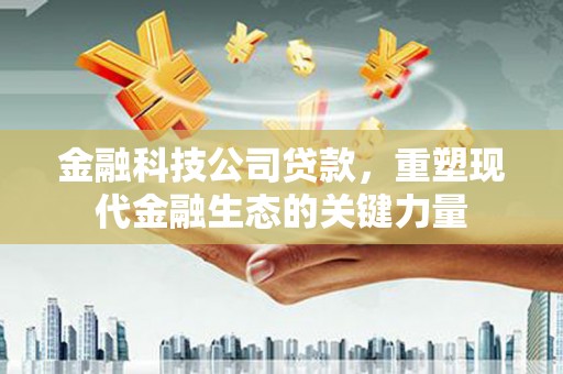 衡东金融科技公司贷款，重塑现代金融生态的关键力量