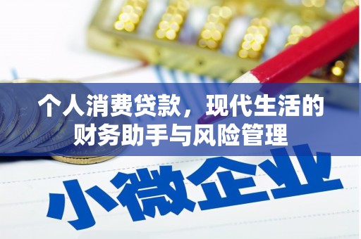 衡东个人消费贷款，现代生活的财务助手与风险管理