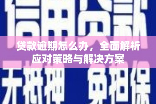 衡东贷款逾期怎么办，全面解析应对策略与解决方案