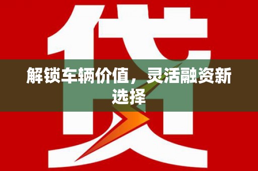 衡东解锁车辆价值，灵活融资新选择