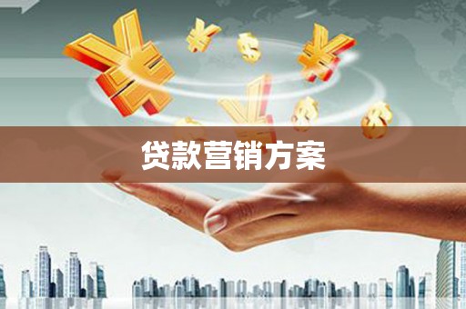 衡东贷款营销方案